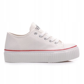 New Age Sneakers på platformen som creepers hvid