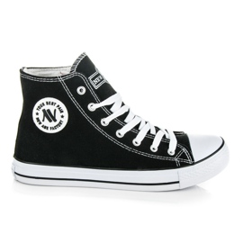 New Age Høje sneakers til mænd sort