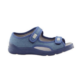 Sandaler, hjemmesko Befado 113y010 blå