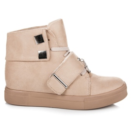 Seastar Suede Wedge Sneakers brun