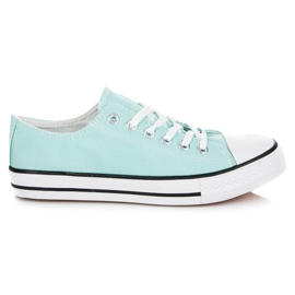 Mint sneakers grøn