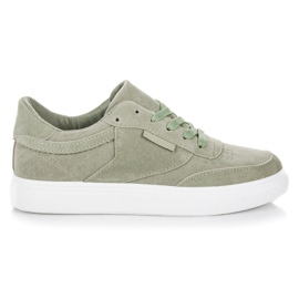 Sneakers på platformen grøn