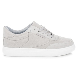 Sneakers på platformen grå