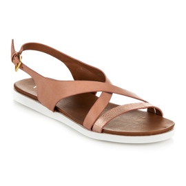 Vinceza flade sandaler lyserød