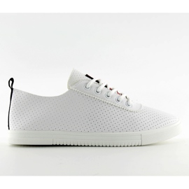 Hvide bløde sneakers til kvinder