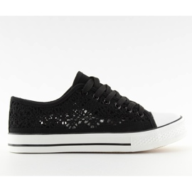 Sorte blonde sneakers til kvinder NB89P Sort