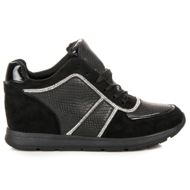 Vices Bindede sneakers sort