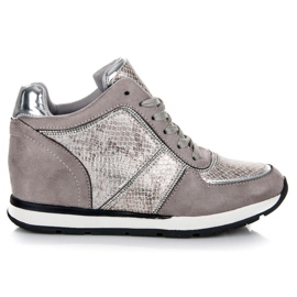 Vices Bindede sneakers grå