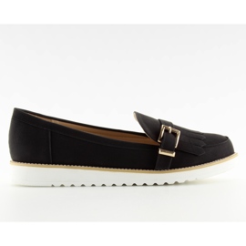 Sorte loafers til kvinder 7210 Sort