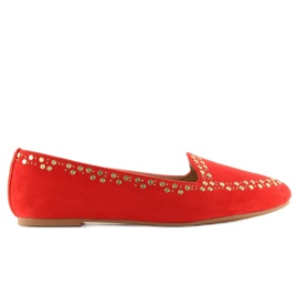 Loafers lordsy red 1389 Rød