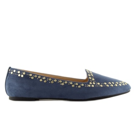 Loafers lordsy marineblå 1389 Navy marine blå