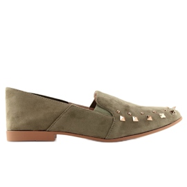 Lordsy loafers med 1415 grønne nitter