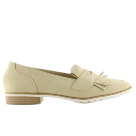 Kvinder beige loafers 1174 Beige