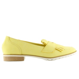 Gule gule loafers til kvinder