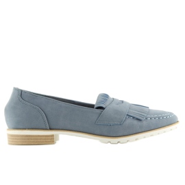 Blå loafers til kvinder 1174 Navy