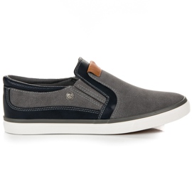 L&H Mænds slipons grå