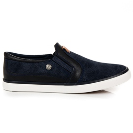 L&H Mænds slipons blå