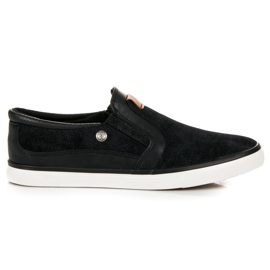L&H Mænds slipons sort