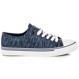 L&H Mørkeblå sneakers