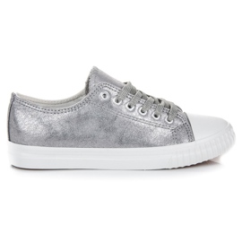 L&H Sølv sneakers grå