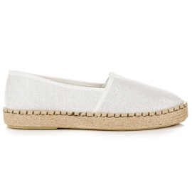 Lysegrå Espadriller