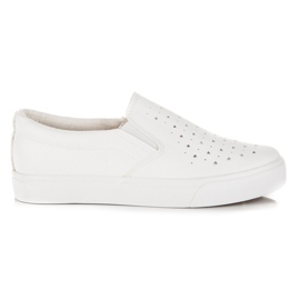 Seastar Gennembrudte slipons hvid