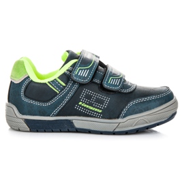 Hasby Sportssko med velcro blå