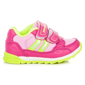 Hasby Pink Sneakers På Velcro lyserød