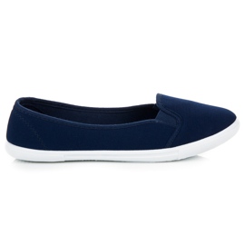 Marineblå slipons