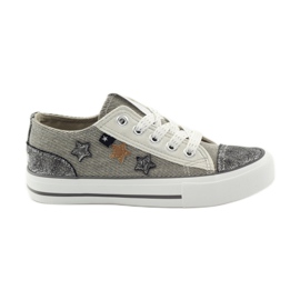 Big star 374069 sneakers med bund grå