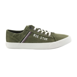 Sneakers sneakers Big star 174315 jeans khaki grøn