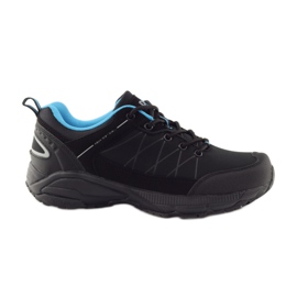 DK 18108 sorte softshell trekkingsko blå