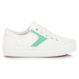 Kylie Sneakers på platformen hvid