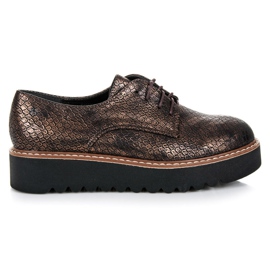Kylie Platform sko brun