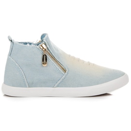 Seastar Denim sneakers over anklen blå