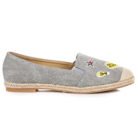 Seastar Espadriller med lapper grå