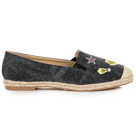 Seastar Espadriller med lapper sort