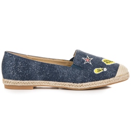 Seastar Espadriller med lapper blå