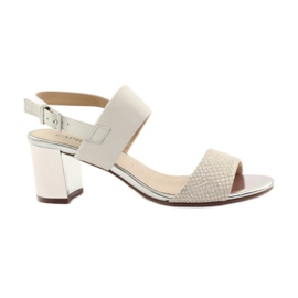 Caprice sandaler damesko 28302 brun gul