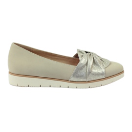 Caprice pumps lave sko damesko 24607 beige gylden