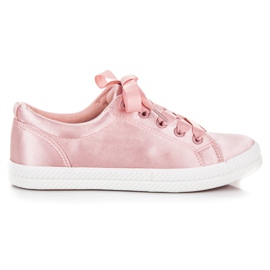 Kylie Satin sneakers lyserød