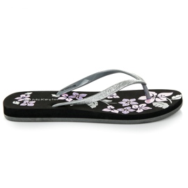 Mckeylor Flip-flops med blomster sort