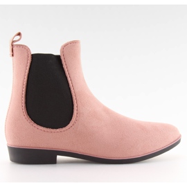 Damestøvler pink Jodhpur D61 pink lyserød
