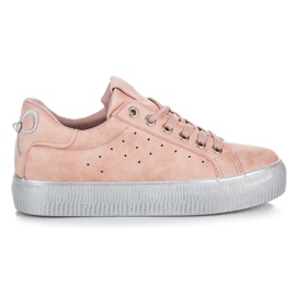 Lyserøde sneakers