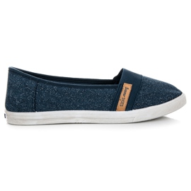 Seastar Sneakers med glitter blå
