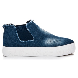 Seastar Denim glider over anklen blå