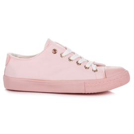 Pink sneakers lyserød