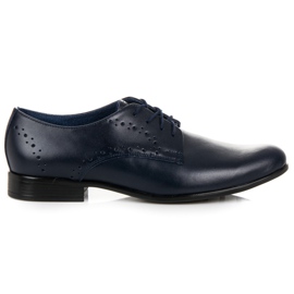 Lucca Navy Elegant Shoes blå