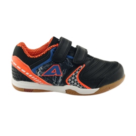 American Club ADI indendørs sneakers 170620 sort, orange, blå hvid