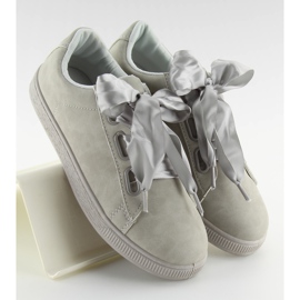 Grå BL1250-SP grå sneakers med bånd